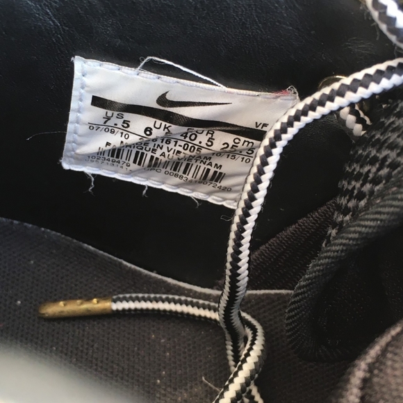 Nike Air Force 1 Leather Street Combat Size 7.5 - Picture 4 of 16